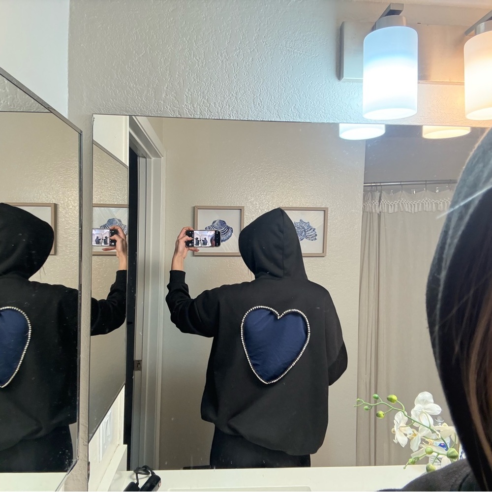 Black Hoodie with cut out